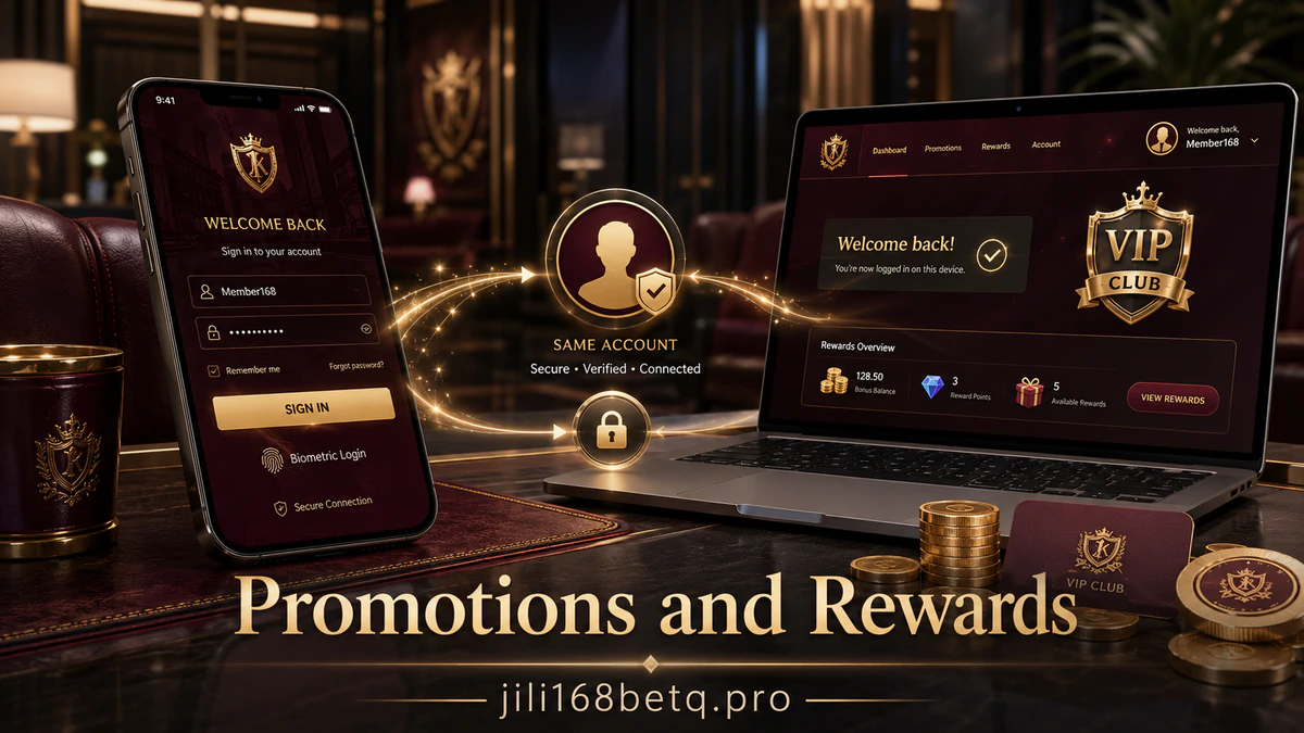 JILI168 Promotion page feature artwork